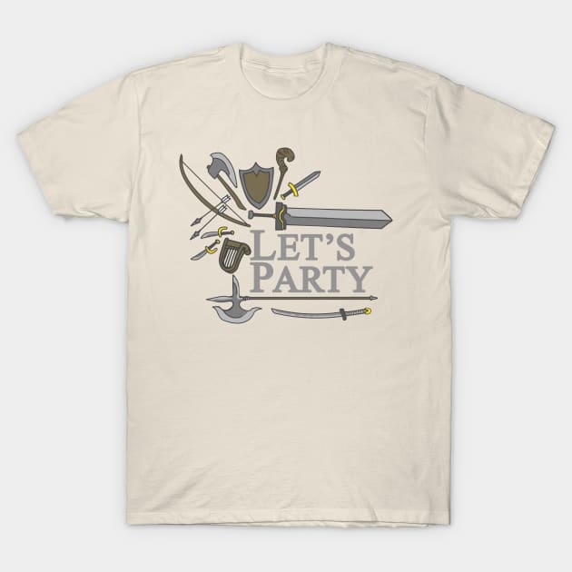 Let's Party T-Shirt by CVDesign